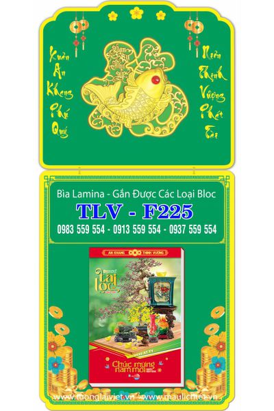 Bìa Treo Lịch Bloc Laminate Xanh Lá